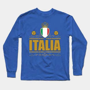 ITALIA CALCIO | GOLD VIGNETTE Long Sleeve T-Shirt